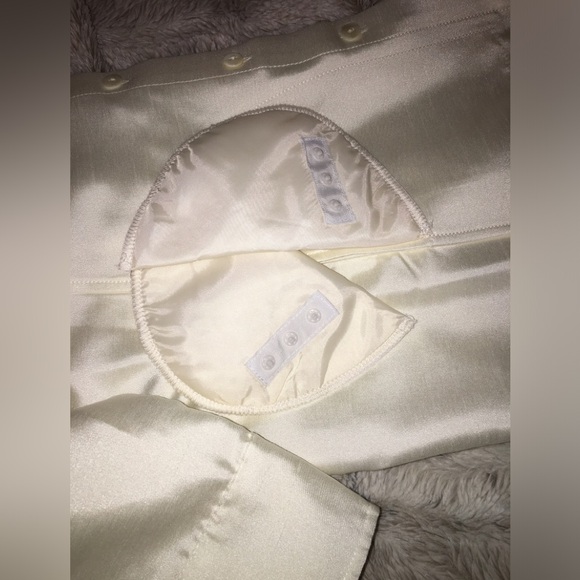 Linea by Louis Dell'Olio Faux Shantung Band Collar Shirt Shacket - Picture 13 of 13